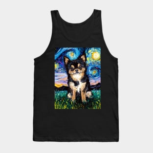 Black and Tan Chihuahua Night Tank Top